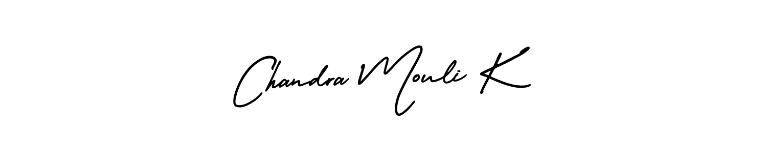 It looks lik you need a new signature style for name Chandra Mouli K. Design unique handwritten (AmerikaSignatureDemo-Regular) signature with our free signature maker in just a few clicks. Chandra Mouli K signature style 3 images and pictures png