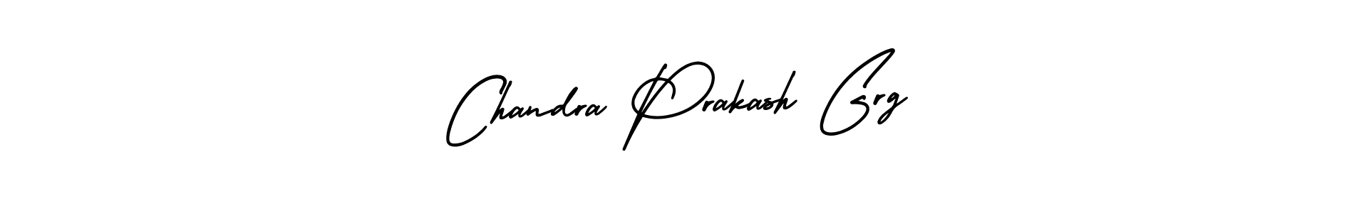 Design your own signature with our free online signature maker. With this signature software, you can create a handwritten (AmerikaSignatureDemo-Regular) signature for name Chandra Prakash Grg. Chandra Prakash Grg signature style 3 images and pictures png
