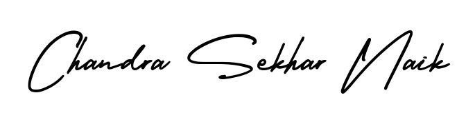 A modern signature idea for name Chandra Sekhar Naik using AmerikaSignatureDemo-Regular font. Clean strokes and elegant curves make it stand out instantly. Chandra Sekhar Naik signature style 3 images and pictures png