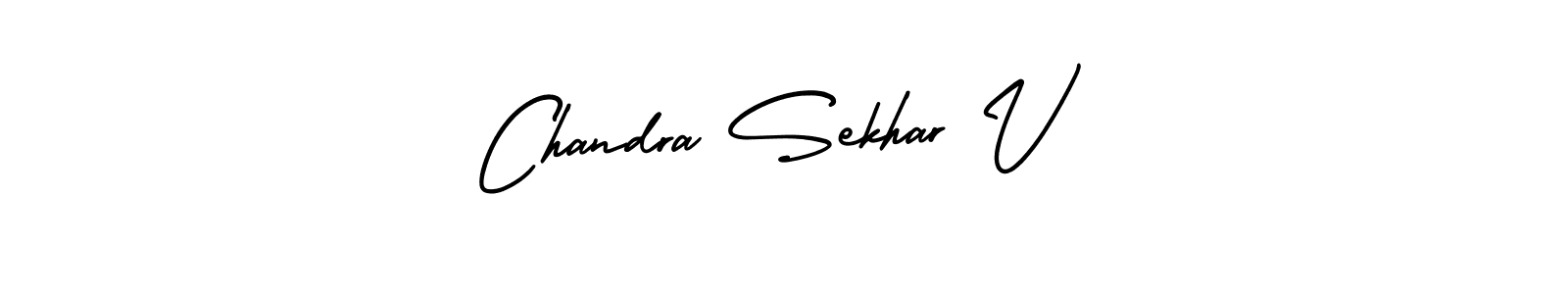 Design your own signature with our free online signature maker. With this signature software, you can create a handwritten (AmerikaSignatureDemo-Regular) signature for name Chandra Sekhar V. Chandra Sekhar V signature style 3 images and pictures png