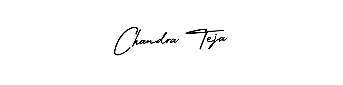 Design your own signature with our free online signature maker. With this signature software, you can create a handwritten (AmerikaSignatureDemo-Regular) signature for name Chandra Teja. Chandra Teja signature style 3 images and pictures png