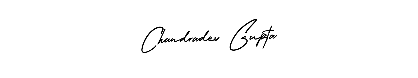 Use a signature maker to create a handwritten signature online. With this signature software, you can design (AmerikaSignatureDemo-Regular) your own signature for name Chandradev Gupta. Chandradev Gupta signature style 3 images and pictures png