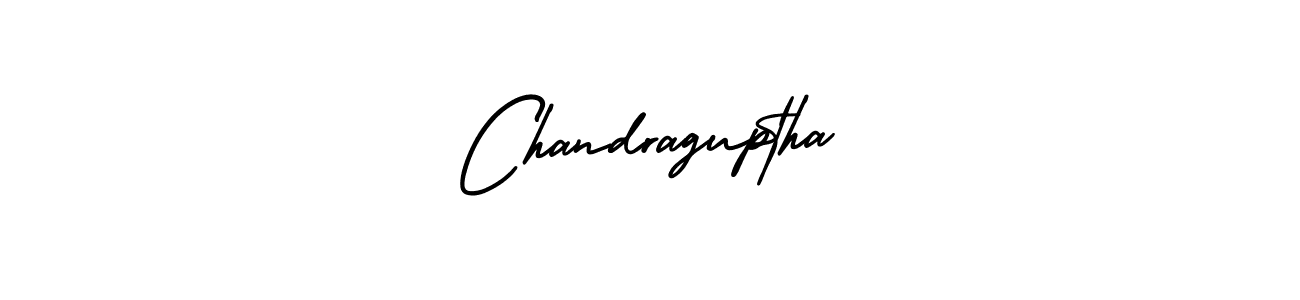 How to make Chandraguptha signature? AmerikaSignatureDemo-Regular is a professional autograph style. Create handwritten signature for Chandraguptha name. Chandraguptha signature style 3 images and pictures png