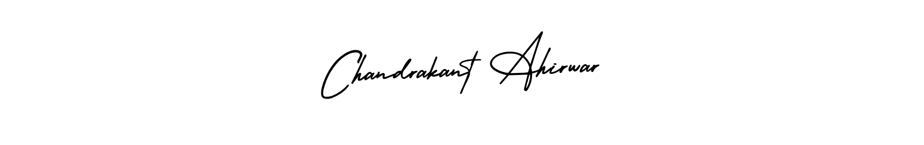 Use a signature maker to create a handwritten signature online. With this signature software, you can design (AmerikaSignatureDemo-Regular) your own signature for name Chandrakant Ahirwar. Chandrakant Ahirwar signature style 3 images and pictures png