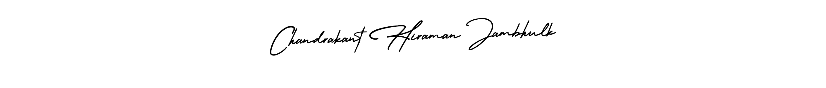 Make a beautiful signature design for name Chandrakant Hiraman Jambhulk. Use this online signature maker to create a handwritten signature for free. Chandrakant Hiraman Jambhulk signature style 3 images and pictures png