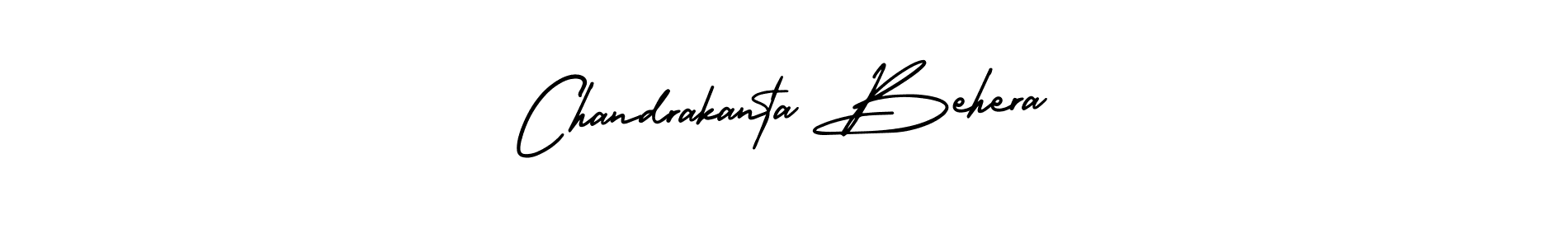 Design your own signature with our free online signature maker. With this signature software, you can create a handwritten (AmerikaSignatureDemo-Regular) signature for name Chandrakanta Behera. Chandrakanta Behera signature style 3 images and pictures png