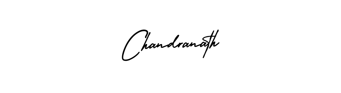It looks lik you need a new signature style for name Chandranath. Design unique handwritten (AmerikaSignatureDemo-Regular) signature with our free signature maker in just a few clicks. Chandranath signature style 3 images and pictures png