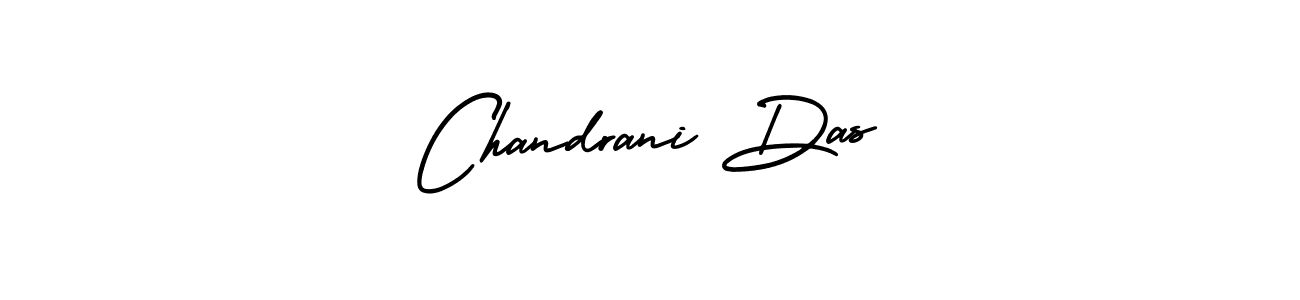 Use a signature maker to create a handwritten signature online. With this signature software, you can design (AmerikaSignatureDemo-Regular) your own signature for name Chandrani Das. Chandrani Das signature style 3 images and pictures png