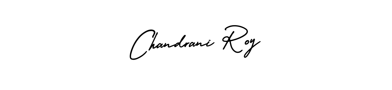 Design your own signature with our free online signature maker. With this signature software, you can create a handwritten (AmerikaSignatureDemo-Regular) signature for name Chandrani Roy. Chandrani Roy signature style 3 images and pictures png