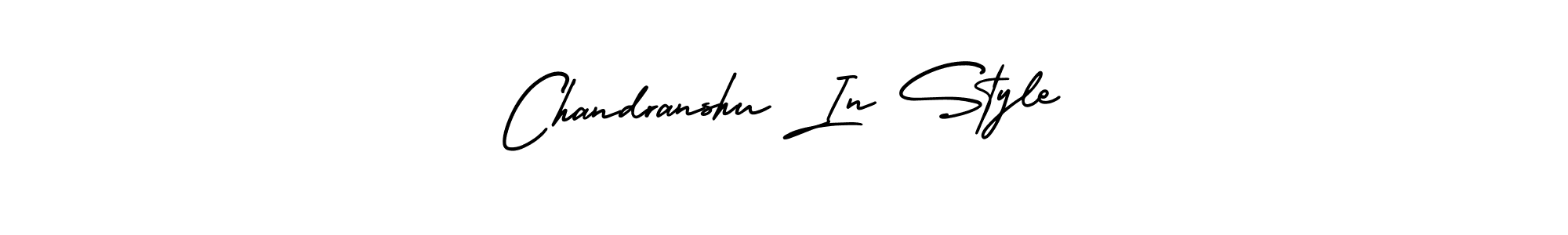 Create a beautiful signature design for name Chandranshu In Style. With this signature (AmerikaSignatureDemo-Regular) fonts, you can make a handwritten signature for free. Chandranshu In Style signature style 3 images and pictures png