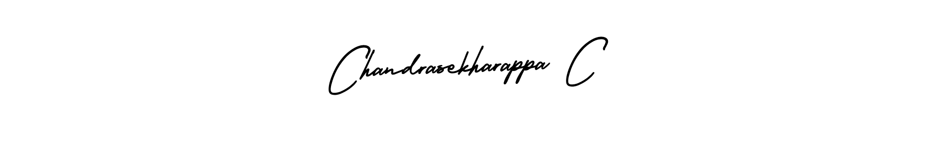 Use a signature maker to create a handwritten signature online. With this signature software, you can design (AmerikaSignatureDemo-Regular) your own signature for name Chandrasekharappa C. Chandrasekharappa C signature style 3 images and pictures png