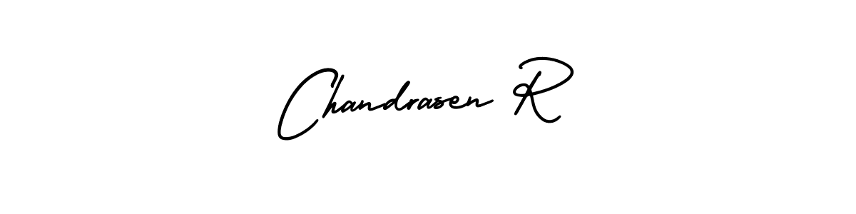 Best and Professional Signature Style for Chandrasen R. AmerikaSignatureDemo-Regular Best Signature Style Collection. Chandrasen R signature style 3 images and pictures png