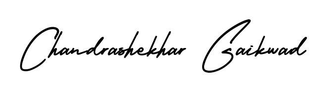 Generate high-definition signature styles for Chandrashekhar Gaikwad. The AmerikaSignatureDemo-Regular typeface ensures crisp legibility and sophisticated design. Chandrashekhar Gaikwad signature style 3 images and pictures png