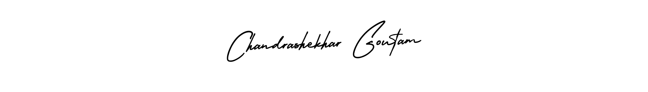 The best way (AmerikaSignatureDemo-Regular) to make a short signature is to pick only two or three words in your name. The name Chandrashekhar Goutam include a total of six letters. For converting this name. Chandrashekhar Goutam signature style 3 images and pictures png