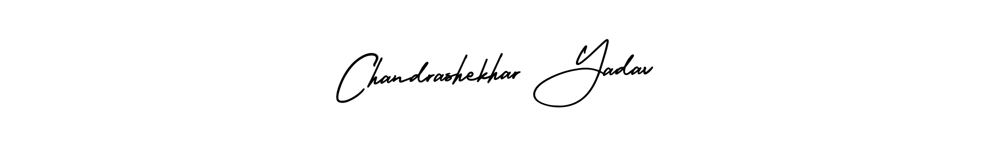 How to Draw Chandrashekhar Yadav signature style? AmerikaSignatureDemo-Regular is a latest design signature styles for name Chandrashekhar Yadav. Chandrashekhar Yadav signature style 3 images and pictures png
