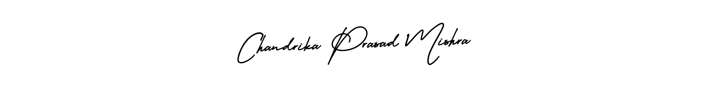 Chandrika Prasad Mishra stylish signature style. Best Handwritten Sign (AmerikaSignatureDemo-Regular) for my name. Handwritten Signature Collection Ideas for my name Chandrika Prasad Mishra. Chandrika Prasad Mishra signature style 3 images and pictures png