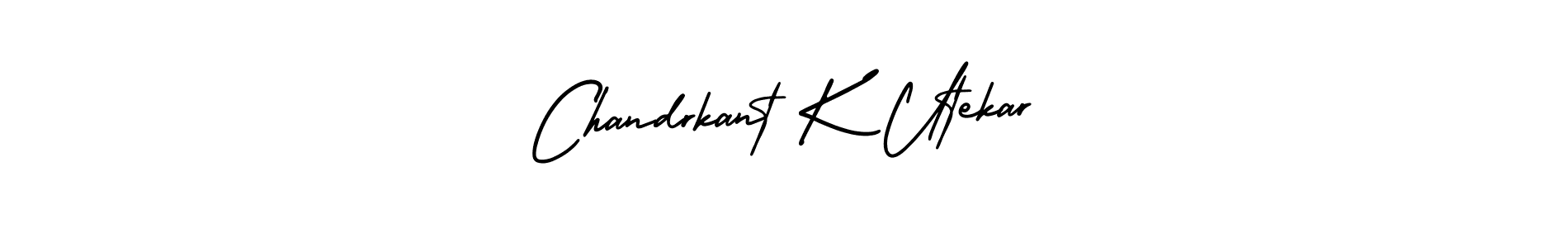 Similarly AmerikaSignatureDemo-Regular is the best handwritten signature design. Signature creator online .You can use it as an online autograph creator for name Chandrkant K Utekar. Chandrkant K Utekar signature style 3 images and pictures png