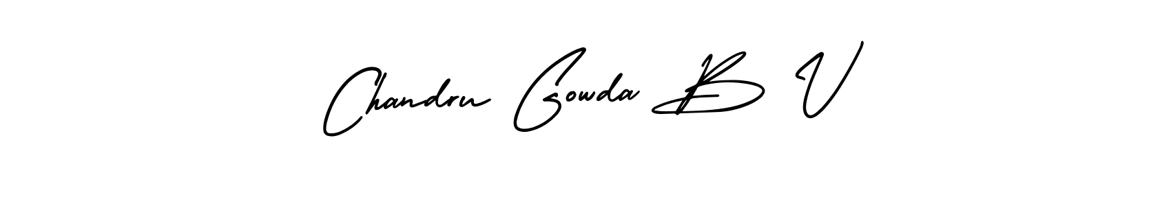 Make a beautiful signature design for name Chandru Gowda B V. Use this online signature maker to create a handwritten signature for free. Chandru Gowda B V signature style 3 images and pictures png