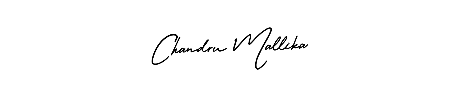 AmerikaSignatureDemo-Regular is a professional signature style that is perfect for those who want to add a touch of class to their signature. It is also a great choice for those who want to make their signature more unique. Get Chandru Mallika name to fancy signature for free. Chandru Mallika signature style 3 images and pictures png