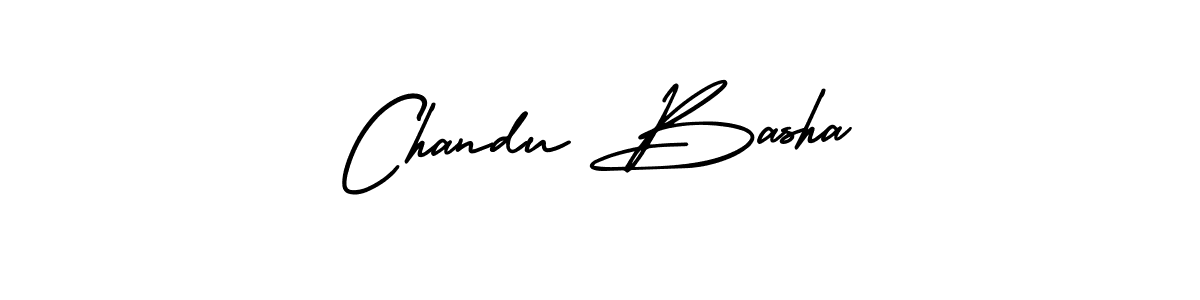 Create a beautiful signature design for name Chandu Basha. With this signature (AmerikaSignatureDemo-Regular) fonts, you can make a handwritten signature for free. Chandu Basha signature style 3 images and pictures png