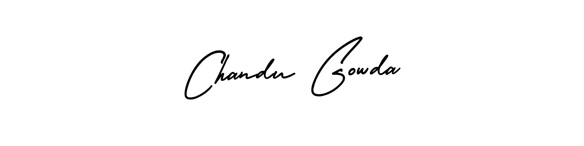 Also You can easily find your signature by using the search form. We will create Chandu Gowda name handwritten signature images for you free of cost using AmerikaSignatureDemo-Regular sign style. Chandu Gowda signature style 3 images and pictures png