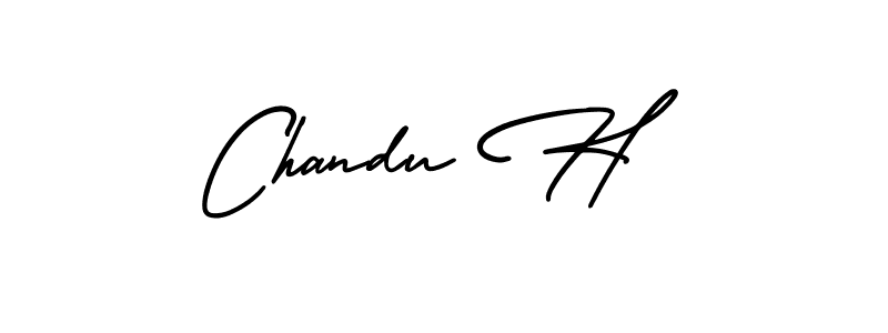 Similarly AmerikaSignatureDemo-Regular is the best handwritten signature design. Signature creator online .You can use it as an online autograph creator for name Chandu H. Chandu H signature style 3 images and pictures png