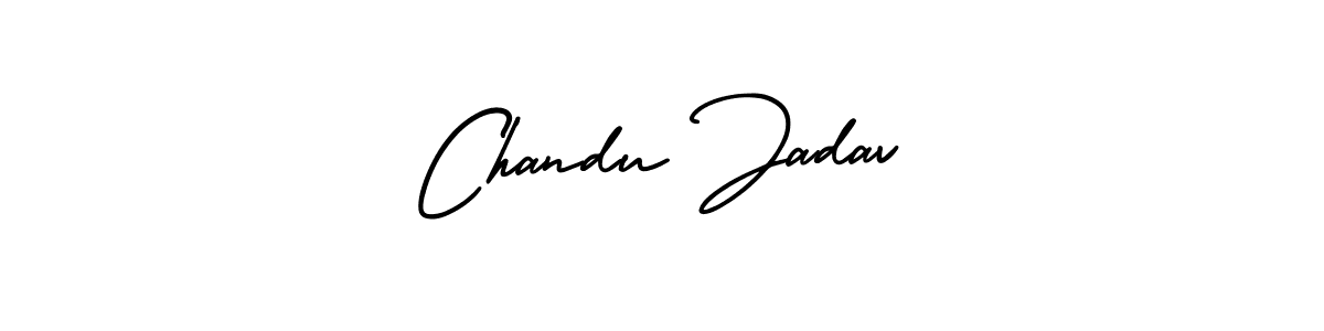 if you are searching for the best signature style for your name Chandu Jadav. so please give up your signature search. here we have designed multiple signature styles  using AmerikaSignatureDemo-Regular. Chandu Jadav signature style 3 images and pictures png