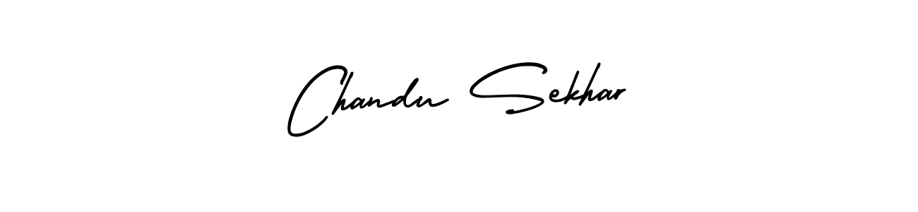 Chandu Sekhar stylish signature style. Best Handwritten Sign (AmerikaSignatureDemo-Regular) for my name. Handwritten Signature Collection Ideas for my name Chandu Sekhar. Chandu Sekhar signature style 3 images and pictures png