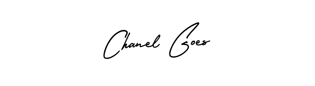 AmerikaSignatureDemo-Regular is a professional signature style that is perfect for those who want to add a touch of class to their signature. It is also a great choice for those who want to make their signature more unique. Get Chanel Goes name to fancy signature for free. Chanel Goes signature style 3 images and pictures png