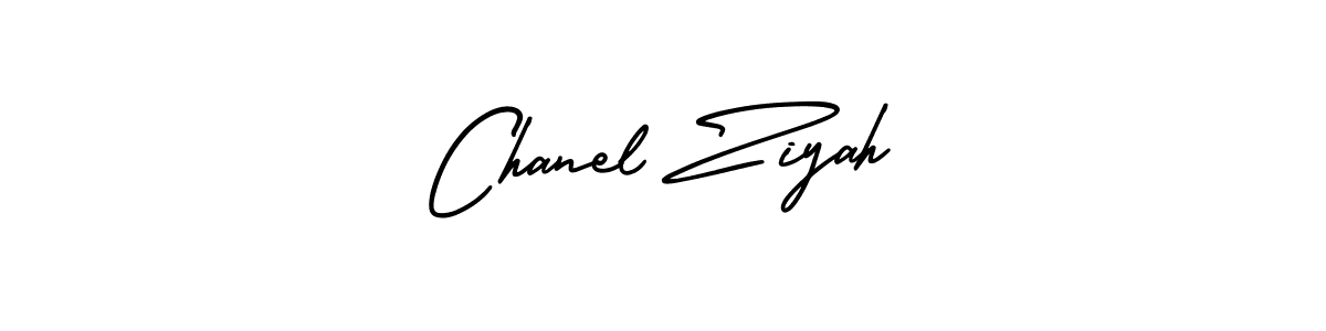 Design your own signature with our free online signature maker. With this signature software, you can create a handwritten (AmerikaSignatureDemo-Regular) signature for name Chanel Ziyah. Chanel Ziyah signature style 3 images and pictures png