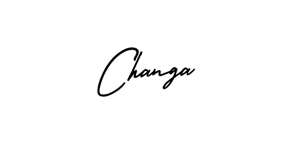 Make a beautiful signature design for name Changa. Use this online signature maker to create a handwritten signature for free. Changa signature style 3 images and pictures png
