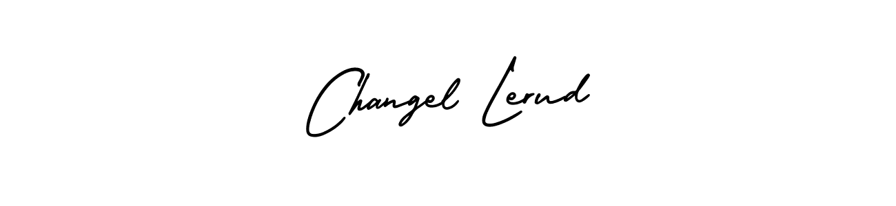 It looks lik you need a new signature style for name Changel Lerud. Design unique handwritten (AmerikaSignatureDemo-Regular) signature with our free signature maker in just a few clicks. Changel Lerud signature style 3 images and pictures png