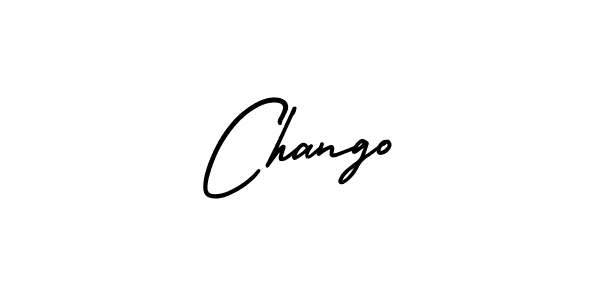 Create a beautiful signature design for name Chango. With this signature (AmerikaSignatureDemo-Regular) fonts, you can make a handwritten signature for free. Chango signature style 3 images and pictures png