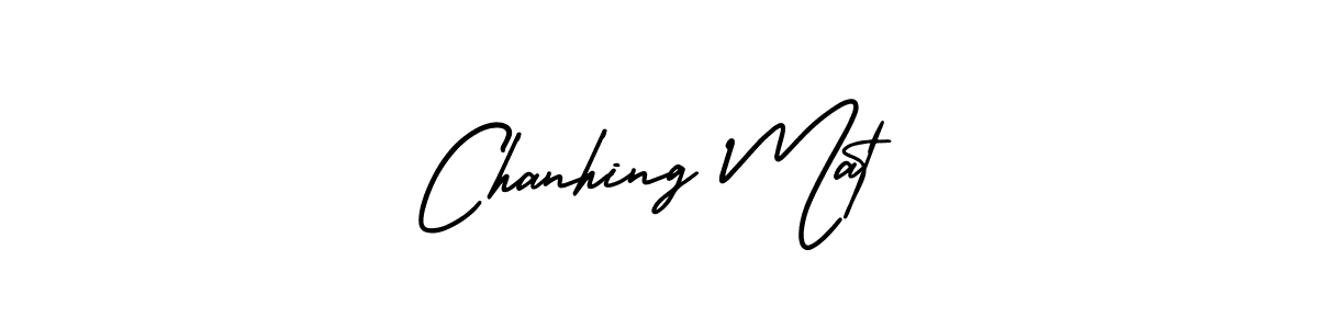 Similarly AmerikaSignatureDemo-Regular is the best handwritten signature design. Signature creator online .You can use it as an online autograph creator for name Chanhing Mat. Chanhing Mat signature style 3 images and pictures png