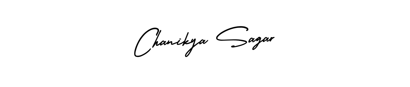 This is the best signature style for the Chanikya Sagar name. Also you like these signature font (AmerikaSignatureDemo-Regular). Mix name signature. Chanikya Sagar signature style 3 images and pictures png