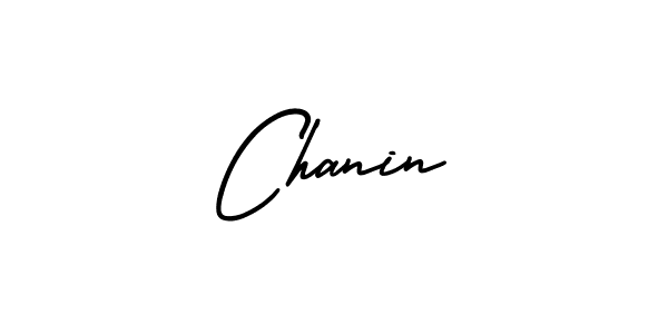 Design your own signature with our free online signature maker. With this signature software, you can create a handwritten (AmerikaSignatureDemo-Regular) signature for name Chanin. Chanin signature style 3 images and pictures png