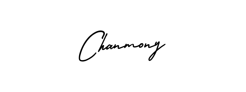 Also we have Chanmony name is the best signature style. Create professional handwritten signature collection using AmerikaSignatureDemo-Regular autograph style. Chanmony signature style 3 images and pictures png