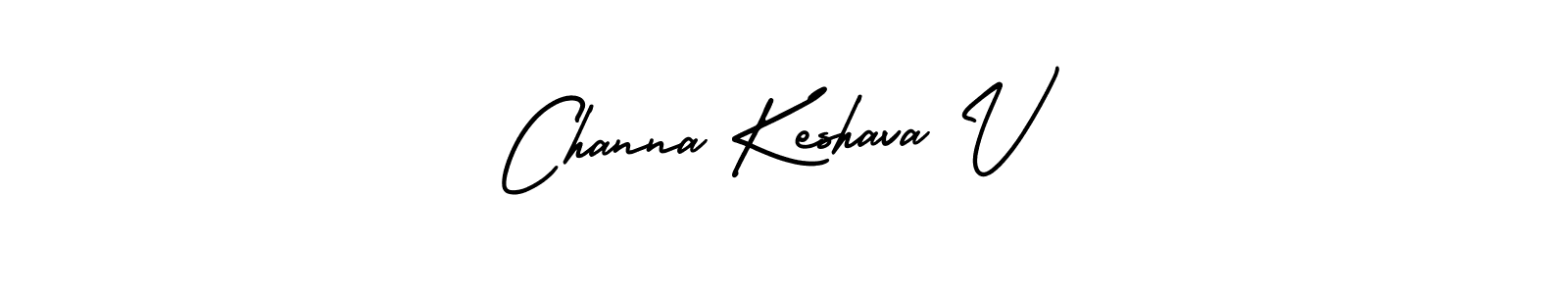 Similarly AmerikaSignatureDemo-Regular is the best handwritten signature design. Signature creator online .You can use it as an online autograph creator for name Channa Keshava V. Channa Keshava V signature style 3 images and pictures png