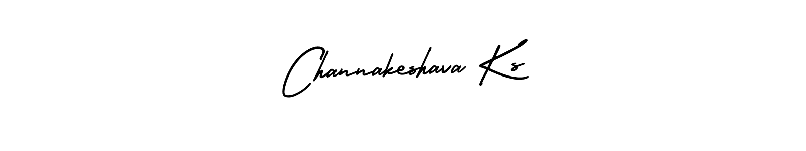 Make a beautiful signature design for name Channakeshava Ks. With this signature (AmerikaSignatureDemo-Regular) style, you can create a handwritten signature for free. Channakeshava Ks signature style 3 images and pictures png