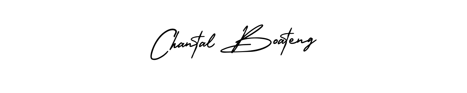 Design your own signature with our free online signature maker. With this signature software, you can create a handwritten (AmerikaSignatureDemo-Regular) signature for name Chantal Boateng. Chantal Boateng signature style 3 images and pictures png