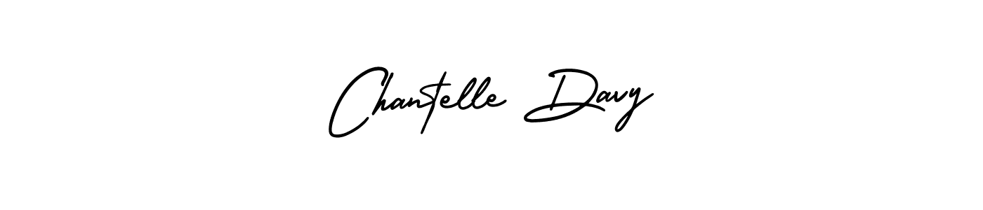 Make a beautiful signature design for name Chantelle Davy. With this signature (AmerikaSignatureDemo-Regular) style, you can create a handwritten signature for free. Chantelle Davy signature style 3 images and pictures png