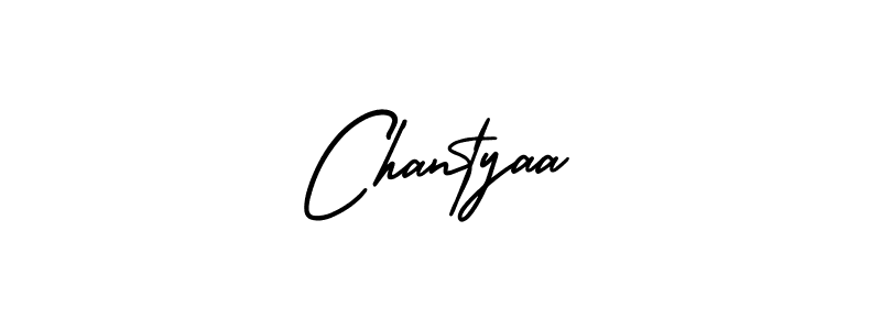 Chantyaa stylish signature style. Best Handwritten Sign (AmerikaSignatureDemo-Regular) for my name. Handwritten Signature Collection Ideas for my name Chantyaa. Chantyaa signature style 3 images and pictures png