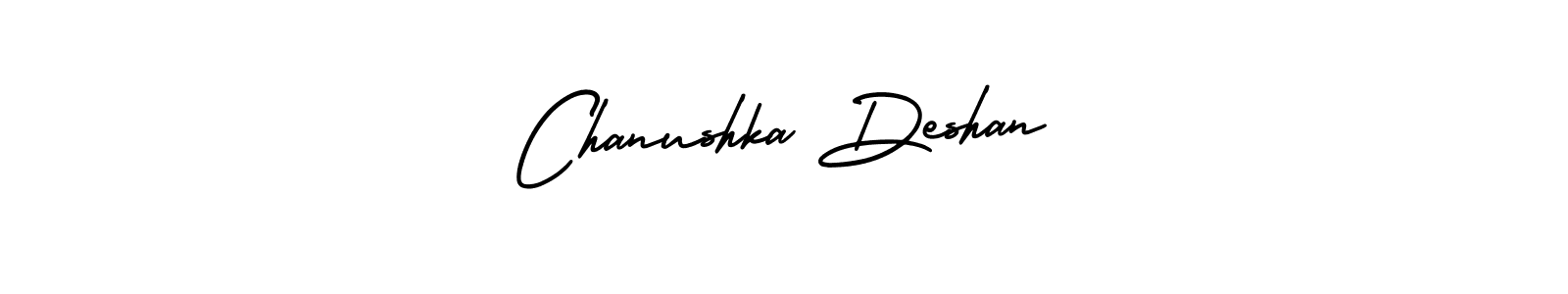 if you are searching for the best signature style for your name Chanushka Deshan. so please give up your signature search. here we have designed multiple signature styles  using AmerikaSignatureDemo-Regular. Chanushka Deshan signature style 3 images and pictures png