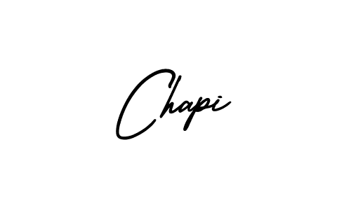 Create a beautiful signature design for name Chapi. With this signature (AmerikaSignatureDemo-Regular) fonts, you can make a handwritten signature for free. Chapi signature style 3 images and pictures png