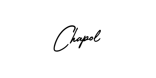 It looks lik you need a new signature style for name Chapol. Design unique handwritten (AmerikaSignatureDemo-Regular) signature with our free signature maker in just a few clicks. Chapol signature style 3 images and pictures png