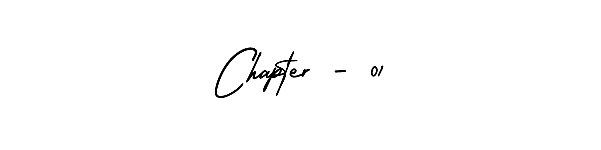 Also we have Chapter - 01 name is the best signature style. Create professional handwritten signature collection using AmerikaSignatureDemo-Regular autograph style. Chapter - 01 signature style 3 images and pictures png