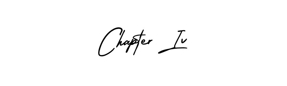 Use a signature maker to create a handwritten signature online. With this signature software, you can design (AmerikaSignatureDemo-Regular) your own signature for name Chapter Iv. Chapter Iv signature style 3 images and pictures png