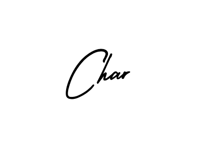 How to make Char name signature. Use AmerikaSignatureDemo-Regular style for creating short signs online. This is the latest handwritten sign. Char signature style 3 images and pictures png