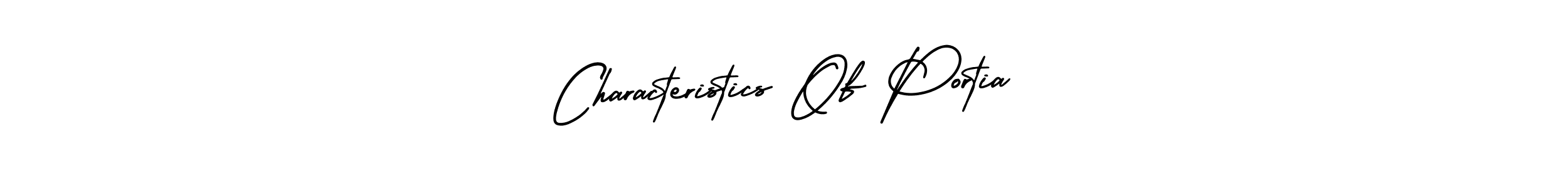 Make a beautiful signature design for name Characteristics Of Portia. Use this online signature maker to create a handwritten signature for free. Characteristics Of Portia signature style 3 images and pictures png