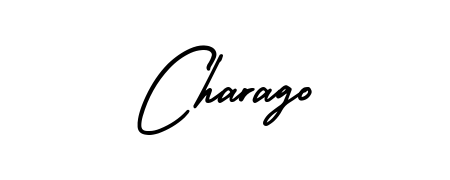 You should practise on your own different ways (AmerikaSignatureDemo-Regular) to write your name (Charago) in signature. Don't let someone else do it for you. Charago signature style 3 images and pictures png